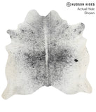Salt and Pepper Black Cowhide Rug #50699