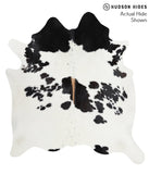 Black and White Cowhide Rug #50776