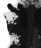 Salt and Pepper Black Cowhide Rug #51072