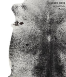 Salt and Pepper Black Cowhide Rug #51074