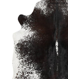 Salt and Pepper Black Cowhide Rug #51200