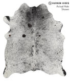 Salt and Pepper Black Cowhide Rug #51201