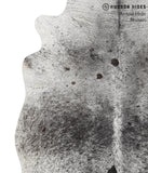 Salt and Pepper Black Cowhide Rug #51220