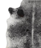 Salt and Pepper Black Cowhide Rug #51234