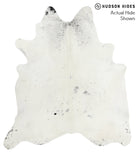Salt and Pepper Black Cowhide Rug #51535