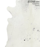 Salt and Pepper Black Cowhide Rug #51535