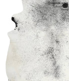 Salt and Pepper Black Cowhide Rug #51563