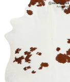 Brown and White Cowhide Rug #51631