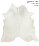 Solid White Cowhide Rug #51635