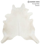 Solid White Cowhide Rug #51679