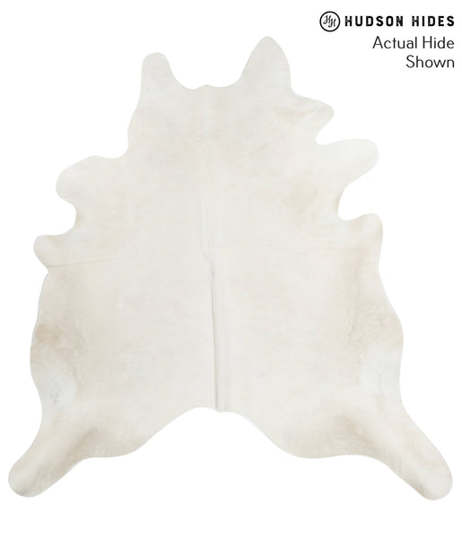 Solid White Cowhide Rug #51679