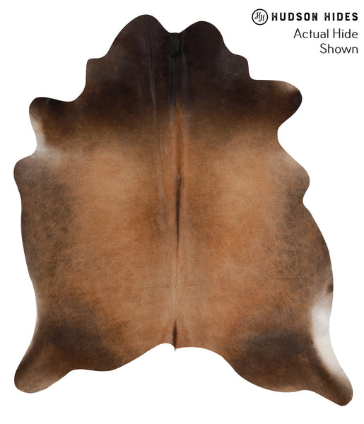 Brown with Red Cowhide Rug #52367