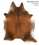Warm Caramel XX-Large Brazilian Cowhide Rug 7'8"H x 6'7"W #52422 by Hudson Hides