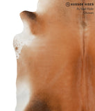 Brown with Red Cowhide Rug #52589