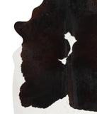 Chocolate and White Cowhide Rug #52597