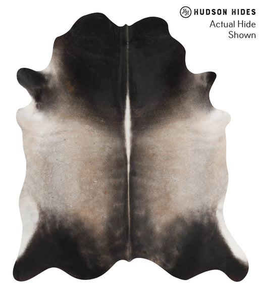 Grey with Beige Cowhide Rug #52606
