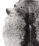 Salt and Pepper Black Cowhide Rug #52643