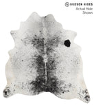 Salt and Pepper Black Cowhide Rug #52648