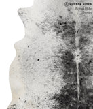 Salt and Pepper Black Cowhide Rug #52648