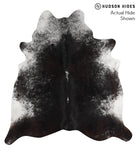 Salt and Pepper Black Cowhide Rug #52660