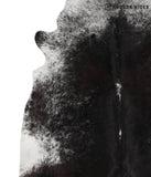 Salt and Pepper Black Cowhide Rug #52660