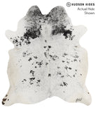 Salt and Pepper Black Cowhide Rug #52675