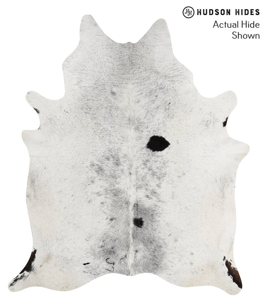 Salt and Pepper Black Cowhide Rug #52832