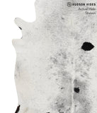 Salt and Pepper Black Cowhide Rug #52832