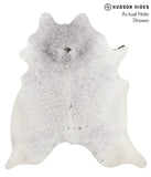 Salt and Pepper Black Cowhide Rug #52866