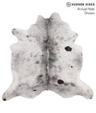 Salt and Pepper Black Cowhide Rug #52890