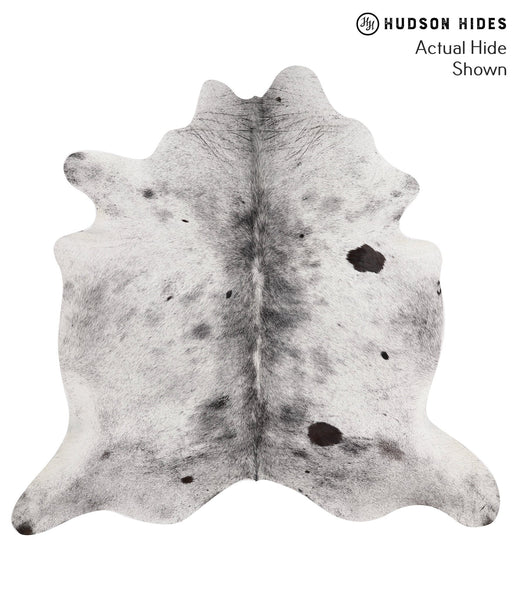 Salt and Pepper Black Cowhide Rug #52890