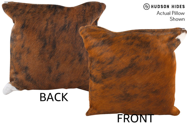 Medium Brindle Cowhide Pillow #55466