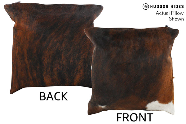 Dark Brindle Cowhide Pillow #55548