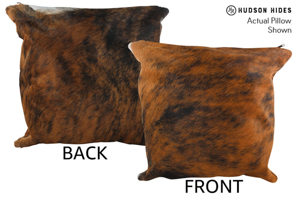 Medium Brindle Cowhide Pillow #56303
