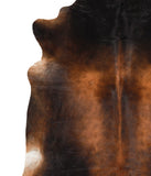Brown with Red Cowhide Rug #64947