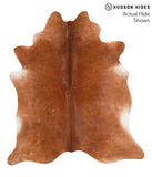 Solid Brown Cowhide Rug #64998