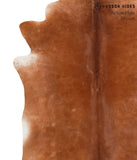 Solid Brown Cowhide Rug #64998