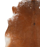 Salt and Pepper Brown Cowhide Rug #65072