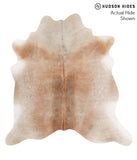Grey with Beige Cowhide Rug #65084