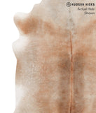 Grey with Beige Cowhide Rug #65084
