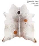 Salt and Pepper Brown Cowhide Rug #65094