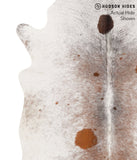 Salt and Pepper Brown Cowhide Rug #65094