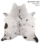 Salt and Pepper Brown Cowhide Rug #65109