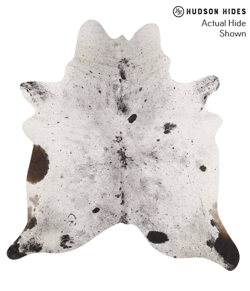Salt and Pepper Brown Cowhide Rug #65109
