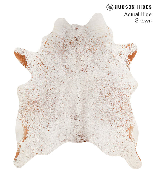 Salt and Pepper Brown Cowhide Rug #65115