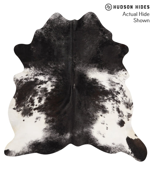 Salt and Pepper Black Cowhide Rug #65120