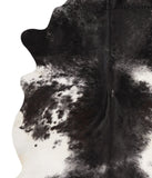 Salt and Pepper Black Cowhide Rug #65120