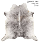 Salt and Pepper Black Cowhide Rug #65140