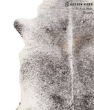 Salt and Pepper Black Cowhide Rug #65140