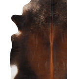 Brown with Red Cowhide Rug #65178